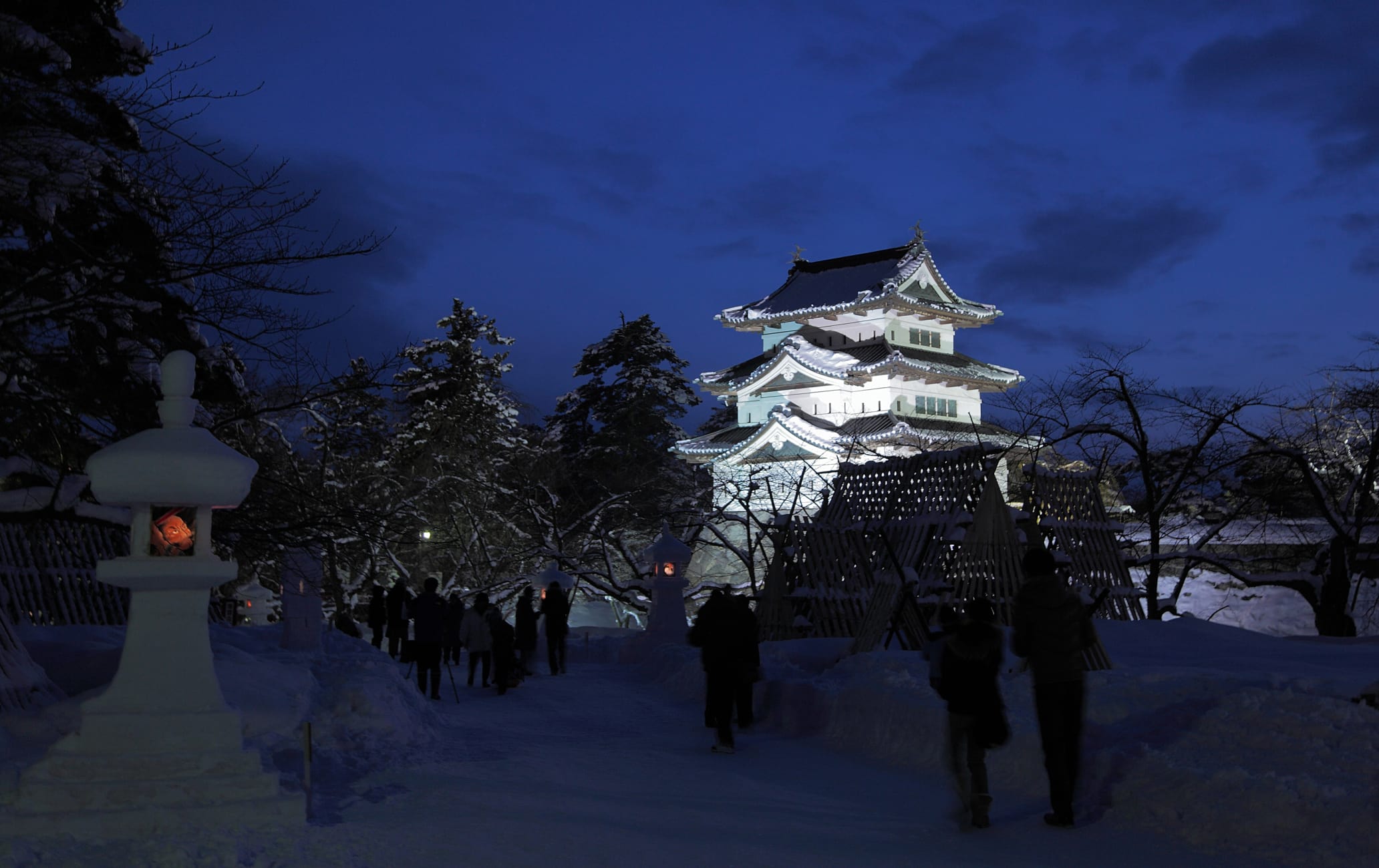 Аомори Япония зима